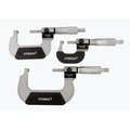 Central Tools 3 Piece Metric Micrometer Set 3M213